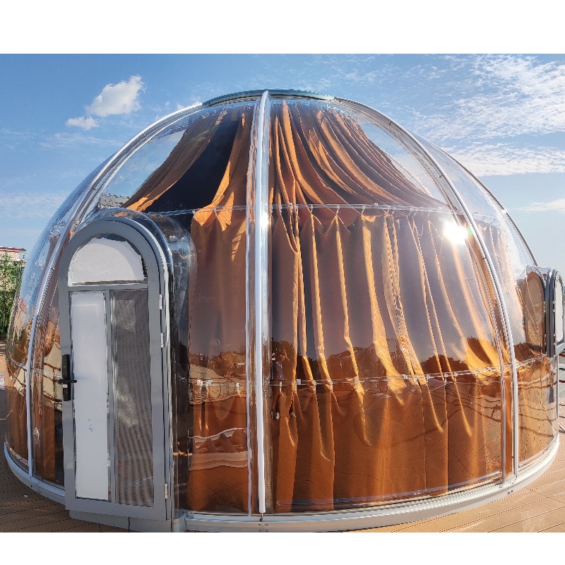 6 Meters Luxusní transparentní kopule stan geodetický venkovní kempovací kopule stan pro resort hotel, kempování, venkovní aktivity