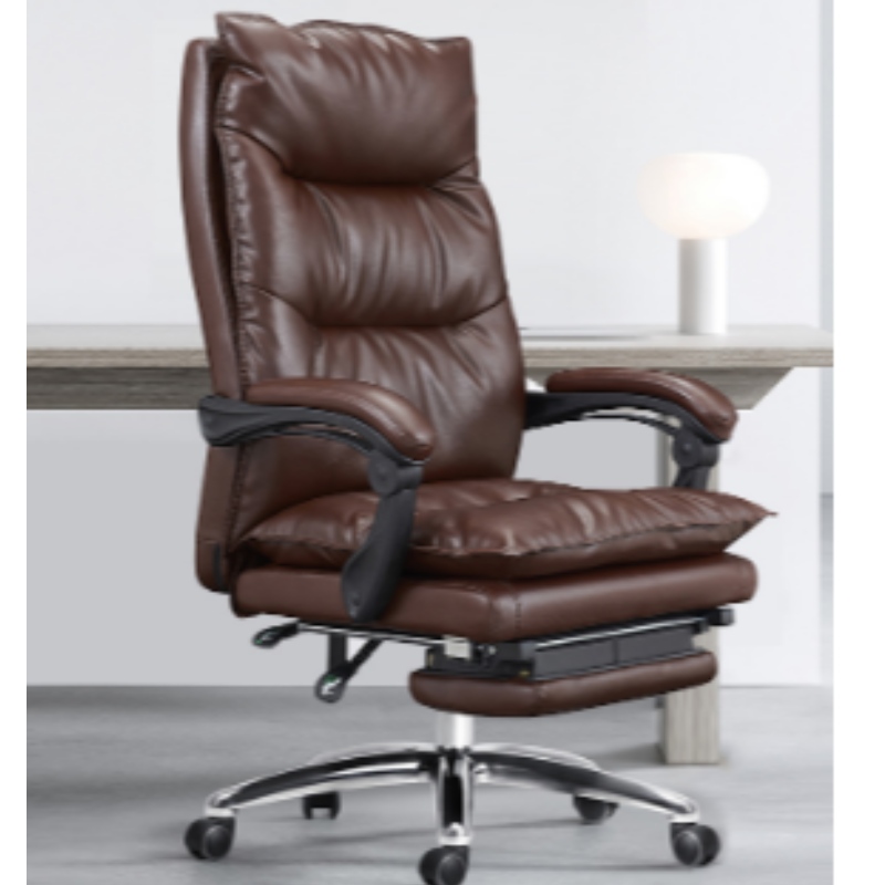 Nastavitelný černý klasický výkonný výkonný kožená židle PU China Luxury Otočný s otřesením vysoko záda PU kůže
